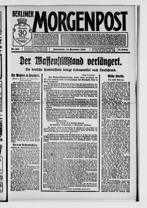 Berliner Morgenpost vom 14.12.1918