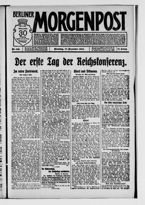 Berliner Morgenpost vom 17.12.1918