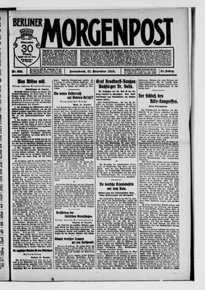 Berliner Morgenpost vom 21.12.1918