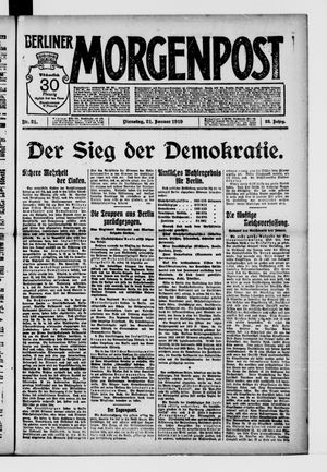 Berliner Morgenpost on Jan 21, 1919