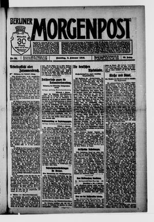 Berliner Morgenpost vom 02.02.1919