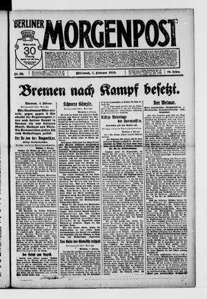 Berliner Morgenpost vom 05.02.1919