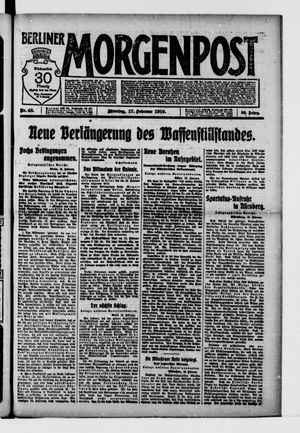 Berliner Morgenpost vom 17.02.1919