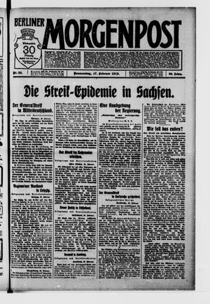 Berliner Morgenpost vom 27.02.1919