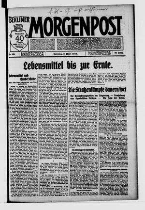 Berliner Morgenpost on Mar 9, 1919