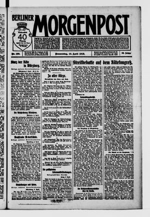 Berliner Morgenpost vom 10.04.1919