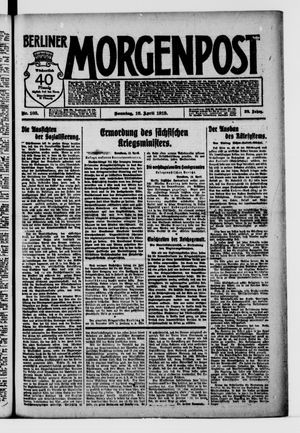 Berliner Morgenpost vom 13.04.1919