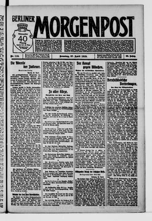 Berliner Morgenpost vom 27.04.1919