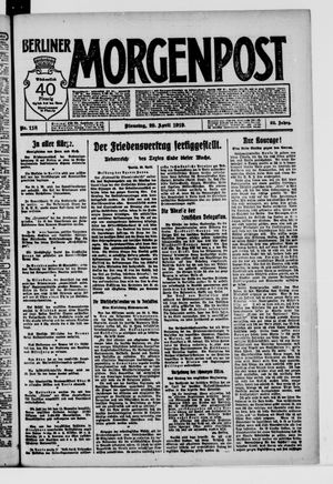 Berliner Morgenpost vom 29.04.1919