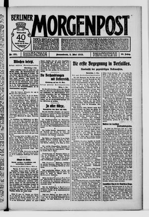 Berliner Morgenpost vom 03.05.1919