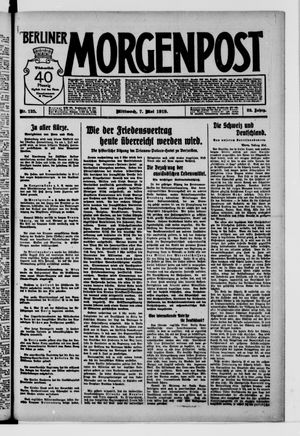 Berliner Morgenpost on May 7, 1919
