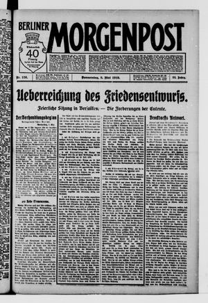 Berliner Morgenpost vom 08.05.1919