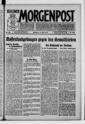 Berliner Morgenpost vom 14.05.1919