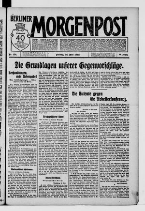 Berliner Morgenpost vom 16.05.1919