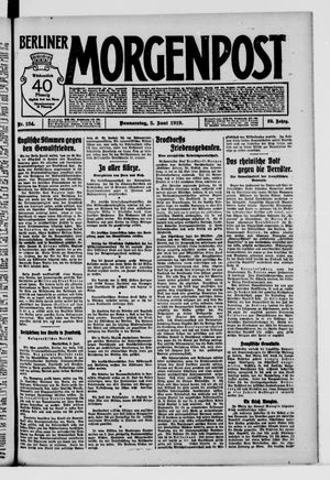 Berliner Morgenpost vom 05.06.1919