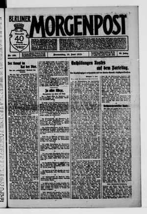 Berliner Morgenpost vom 12.06.1919