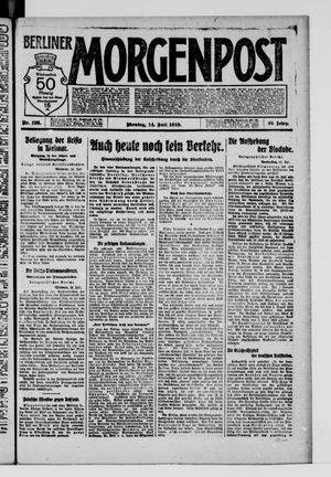 Berliner Morgenpost vom 14.07.1919
