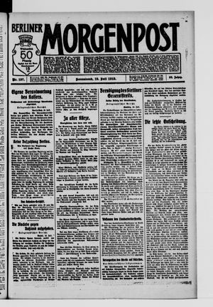 Berliner Morgenpost vom 19.07.1919