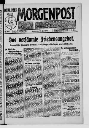 Berliner Morgenpost vom 26.07.1919