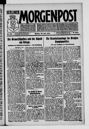 Berliner Morgenpost vom 28.07.1919