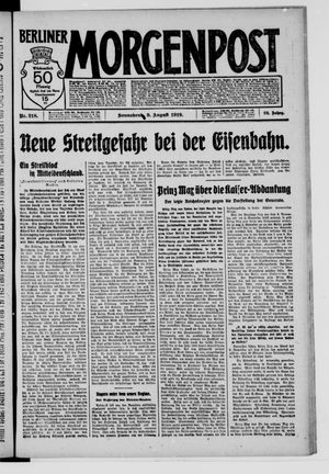 Berliner Morgenpost vom 09.08.1919