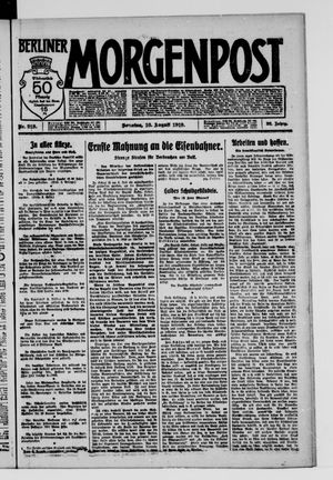 Berliner Morgenpost vom 10.08.1919