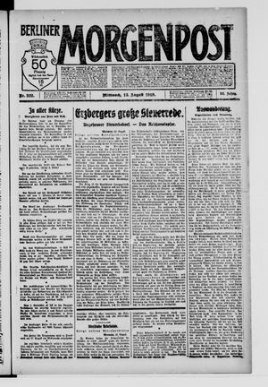 Berliner Morgenpost vom 13.08.1919