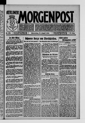 Berliner Morgenpost vom 21.08.1919