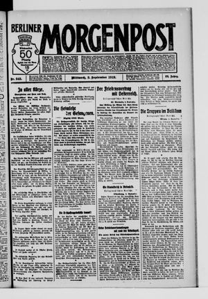Berliner Morgenpost vom 03.09.1919