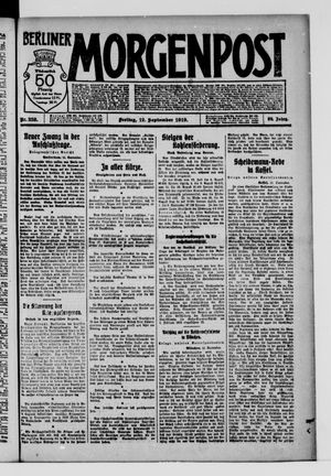 Berliner Morgenpost vom 12.09.1919