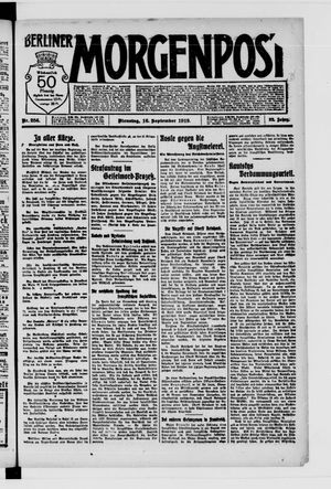 Berliner Morgenpost vom 16.09.1919