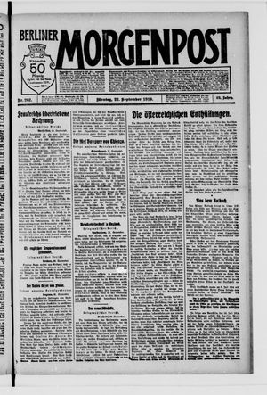 Berliner Morgenpost vom 22.09.1919