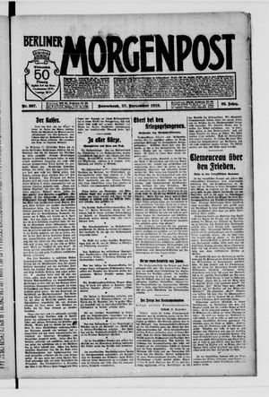 Berliner Morgenpost vom 27.09.1919
