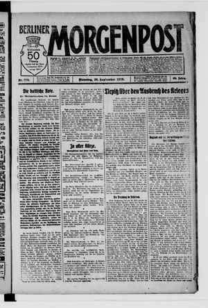 Berliner Morgenpost vom 30.09.1919