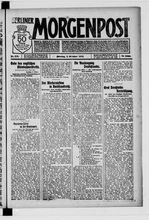 Berliner Morgenpost vom 06.10.1919
