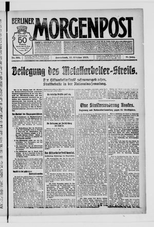 Berliner Morgenpost vom 18.10.1919