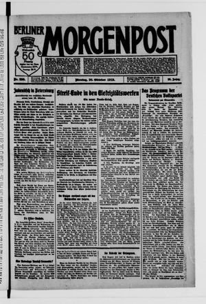 Berliner Morgenpost vom 20.10.1919