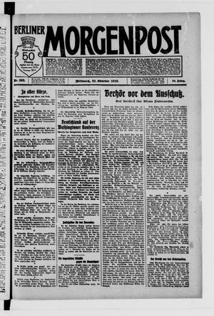 Berliner Morgenpost vom 22.10.1919
