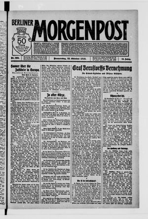 Berliner Morgenpost vom 23.10.1919