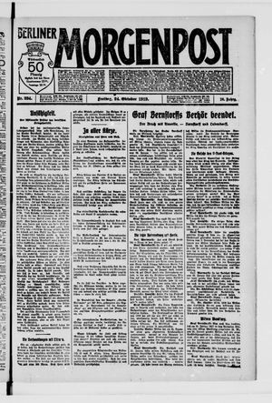 Berliner Morgenpost vom 24.10.1919
