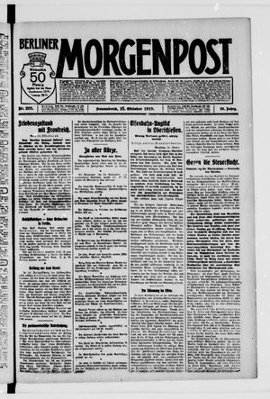 Berliner Morgenpost vom 25.10.1919