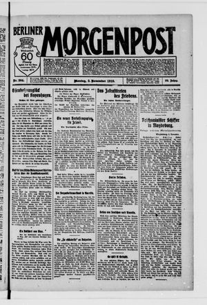 Berliner Morgenpost vom 03.11.1919
