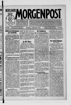 Berliner Morgenpost vom 04.11.1919