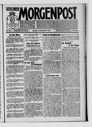 Berliner Morgenpost vom 14.11.1919