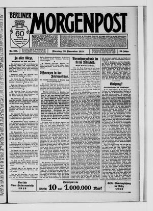 Berliner Morgenpost vom 25.11.1919