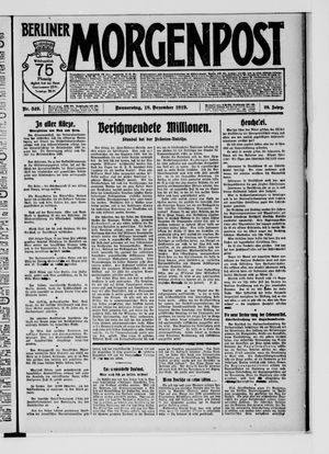 Berliner Morgenpost vom 18.12.1919