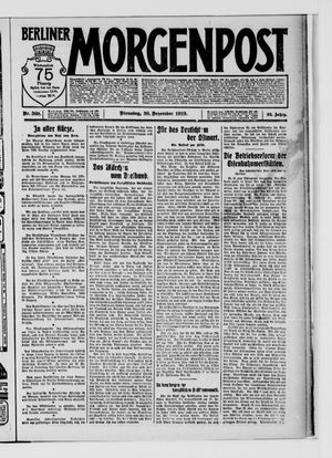 Berliner Morgenpost vom 30.12.1919