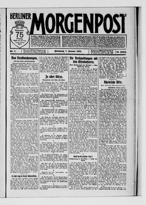 Berliner Morgenpost on Jan 7, 1920