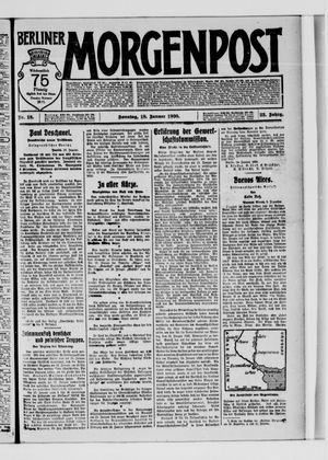 Berliner Morgenpost on Jan 18, 1920