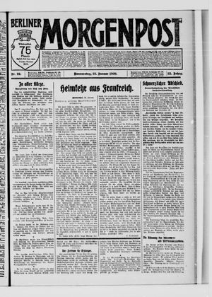 Berliner Morgenpost vom 22.01.1920